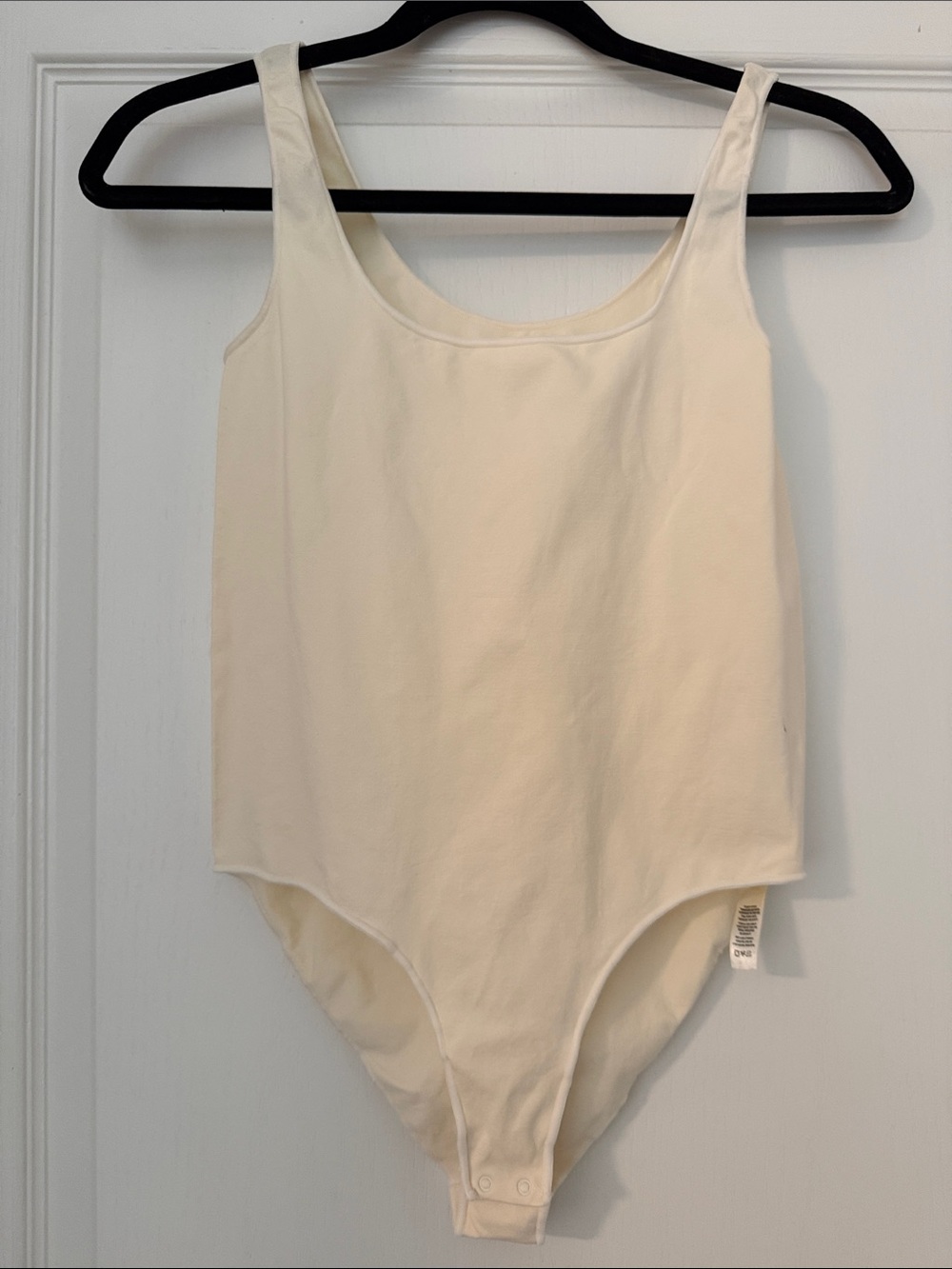 SKIMS Cream Scoop Neck Tank Bodysuit